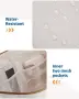 Кабинен багаж 45x36x20 cm , сгъваем Ръчен багаж 25 L Пътна/спортна чанта – Бежово/Тъмно кафяво, снимка 3