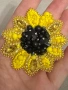 Handmade Много красива брошка - Слънчоглед , снимка 1