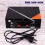 Мощен HiFi усилвател с Мp3, USB, SD, BT и FM радио с дистанционно управление. Технически характерист, снимка 4