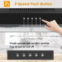 Абсорбатор FIREGAS 60 см с LED осветление, черен, снимка 6