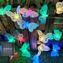 Верига от LED лампички за градината  с пеперуди, 12 лампи, снимка 7