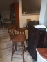 Комплект ъглова витрина и барплот с два стола, снимка 2