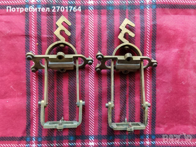 стара прецизна аптекарска везна от месинг, снимка 4 - Антикварни и старинни предмети - 54096668