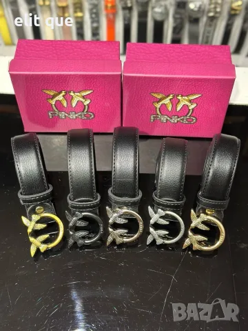 колани от естествена кожа в кутия pinko Hermes , снимка 3 - Колани - 55343038