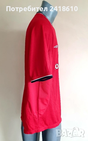 Umbro Sportwool Man United 99 / 20 Mens Size L  ОРИГИНАЛ! Мъжка Тениска!, снимка 5 - Тениски - 54398891