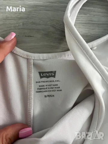 Levi’s боди в бял и в черен цвят, снимка 3 - Корсети, бюстиета, топове - 55406424