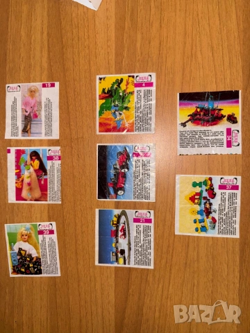 Картинки от дъвки AKAS - Barbie и Lego, снимка 3 - Други ценни предмети - 55005950