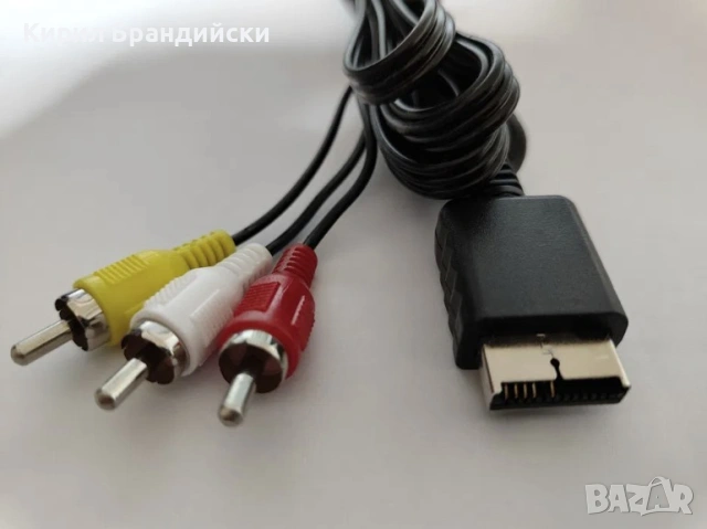 Кабел за PS2 , PS3 към AV (чинчове), снимка 2 - Аксесоари - 54979964