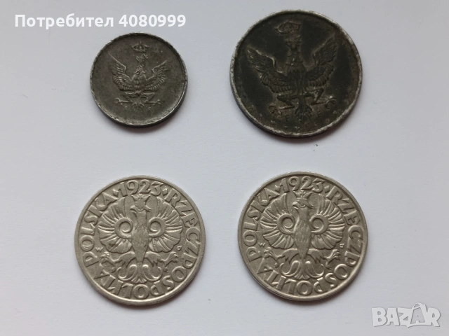 Полша лот от 4 монети, снимка 3 - Нумизматика и бонистика - 54393275