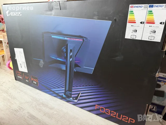 Гейминг монитор Gigabyte - AORUS FO32U2P, 31.5'', 4K, 240Hz, 0.03ms, снимка 5 - Геймърски - 55605439