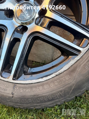 Джанти с гуми 15 4х108, снимка 7 - Гуми и джанти - 54153479