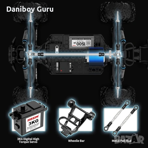 RC Hosim X06 1:10 RC Monster Truck 4x4, снимка 2 - Коли, камиони, мотори, писти - 54202652