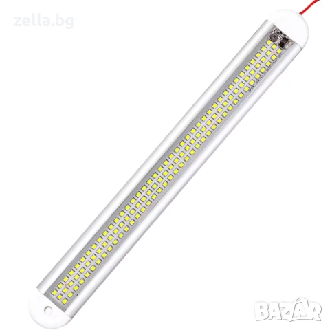 LED плафон за автомобил 120 SMD 2835, 12-85V – Универсално осветление за багажник и купе 10384, снимка 8 - Друга електроника - 54691845