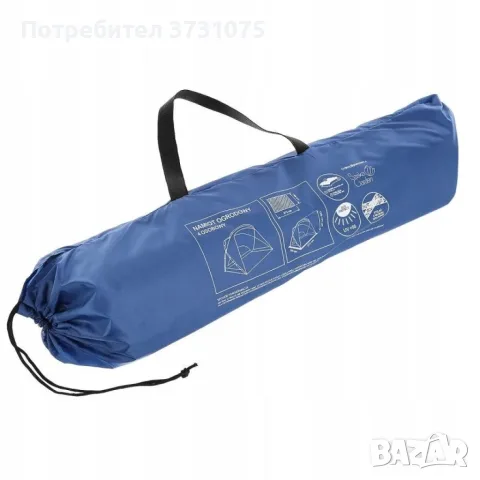Семейна палатка XXL за плаж и градина с UV50+ защита и водоустойчив под – 273x195x177 см, снимка 2 - Палатки - 55300440