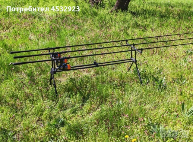 Комплект с по 3 Шарански Въдици OSAKO и 3 Макари OSAKO  8000 или10000 + Шаранджийска стойка ВЪДИЦИ:, снимка 2 - Въдици - 54192456