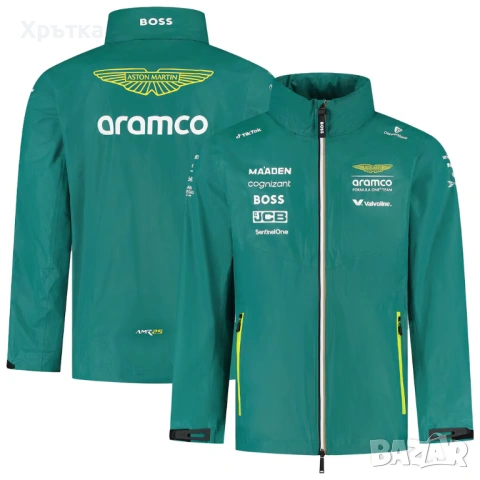 Aston Martin x Hugo Boss F1 Team Rain - Оригинално мъжко яке 