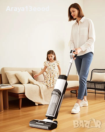 Безжична прахосмукачка за сухо и мокро почистване Cleanwise BVC-T8 с функция за измиване, снимка 3 - Прахосмукачки - 55102859