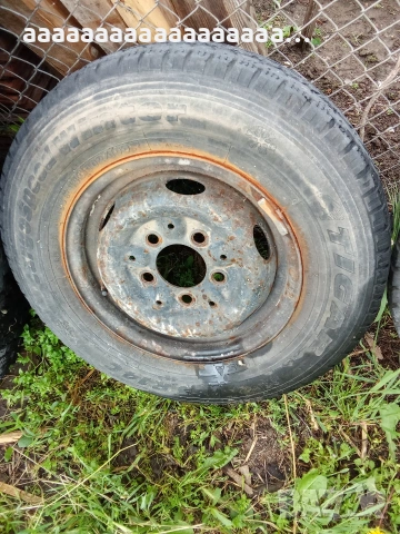3 бр. железни джанти за Mercedes 308 D (Катерач) - 14 цола (5х130), снимка 4 - Гуми и джанти - 54650515