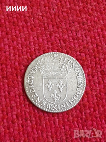 Сребърна монета 1,12 екю 1659, снимка 2 - Нумизматика и бонистика - 54495979