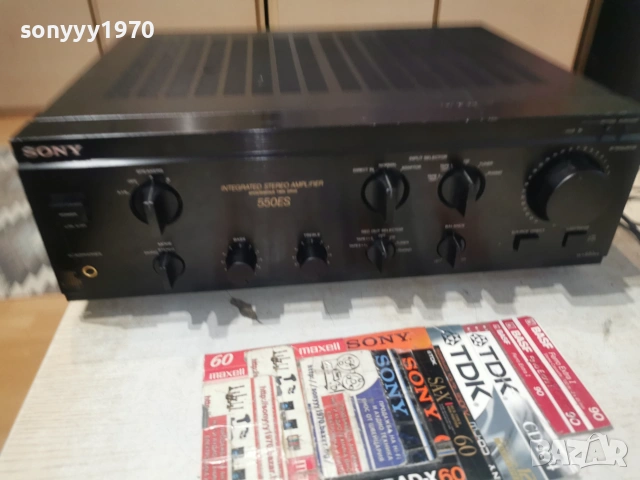 SONY TA-F550ES AMPLIFIER-MADE IN JAPAN ВНОС SWISS 1207261026L1, снимка 6 - Ресийвъри, усилватели, смесителни пултове - 55247380