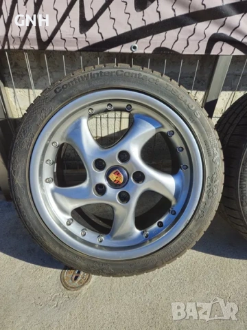 Джанти eMotion Wheels 18цола 5х130 8j et52 на 10j et60 Porsche, снимка 2 - Гуми и джанти - 54576569