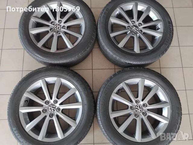 4бр. ал. джанти VW (оригинални) 5x100 , 6x16 , ET35, снимка 5 - Гуми и джанти - 55299820