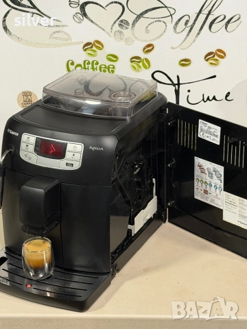 Кафемашина кафе автомат Saeco INTELİA с гаранция, снимка 7 - Кафемашини - 54156214