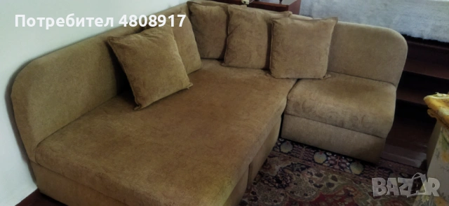 Продавам ъглов диван + 2 фотьойла