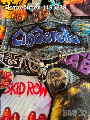 Battle Jacket(хеви метъл),Heavy metal елек(нашивки,значки), снимка 14 - Якета - 55015296
