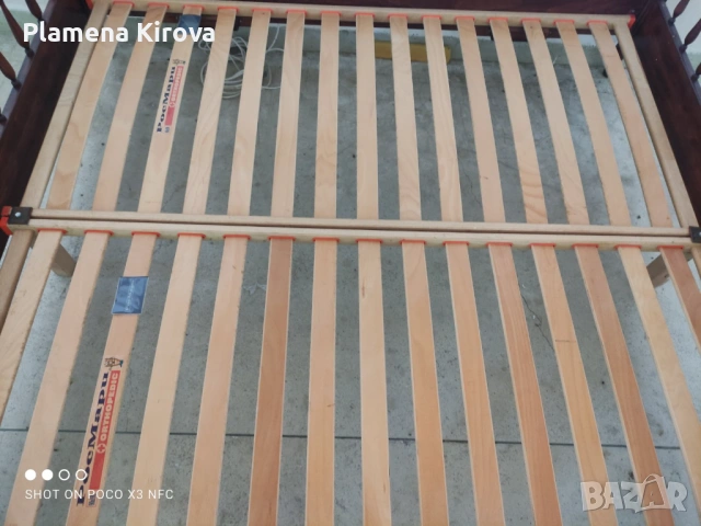 Спалня 190х180 см | Естествено дърво | Нова, разглобена, на пакети, снимка 7 - Спални и легла - 53962450