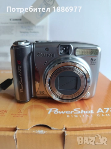 Canon PowerShot A720 IS, снимка 11 - Фотоапарати - 54494952