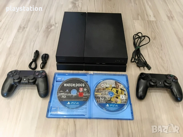🤍 PS4 ЧЕРЕН – 180 € (ПЪЛЕН КОМПЛЕКТ!) 3 месеца гаранция, снимка 2 - PlayStation конзоли - 54112995