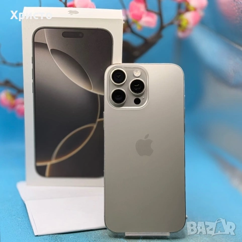 ГАРАНЦИОНЕН!!! Apple iPhone 16 Pro Max, 256GB, 5G, Natural Titanium  , снимка 7 - Apple iPhone - 54861189