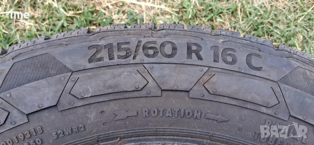 2бр. зимни бусови гуми 215/60R16C 8PR 103/101. Continental VanContact. DOT 3420. 5.5мм дълбочина..., снимка 4 - Гуми и джанти - 55318052