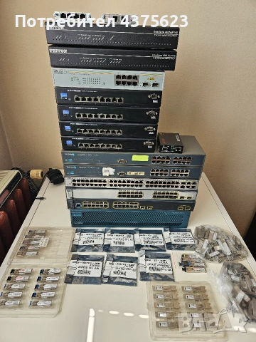лот ИТ техника Cisco D-Link Patton Linksys TrendNet Router Switch VoIP SFP модули