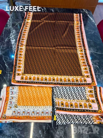Gucci 🔥 Chanel 🔥 Hermes 🔥Goyard 🔥Копринени Шалове , снимка 12 - Шалове - 54946469