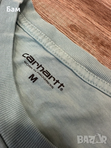 Оригинална мъжка тениска Carhartt Pocket T-Shirt размер М, снимка 5 - Тениски - 55048644