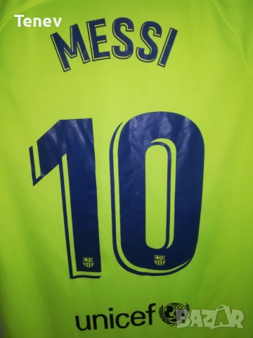 Barcelona Messi Nike 2018/2019 оригинална шампионска тениска фланелка екип Меси Барселона , снимка 6 - Тениски - 43369931