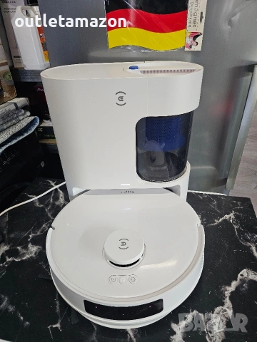 Робот прахосмукачка Ecovacs DEEBOT N20 Plus, Сухо и мокро почистване, снимка 4 - Прахосмукачки - 54446880