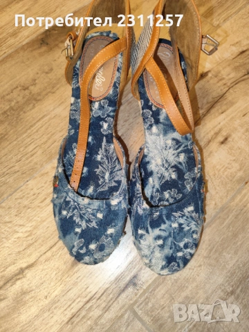 Спортно-елегантно сабо 40н., снимка 3 - Дамски обувки на ток - 54335618