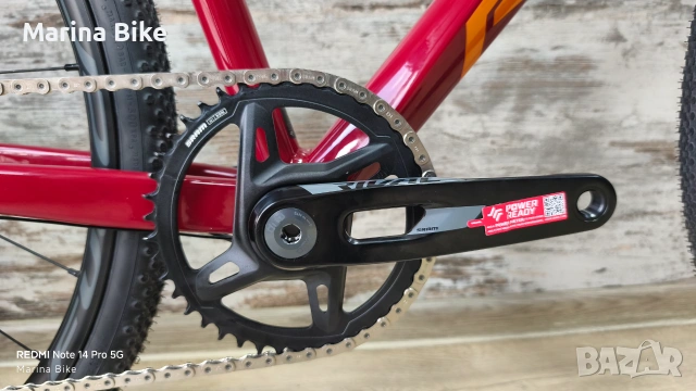 НОВ шосеен/Gravel велосипед Ridley Fenix SLA SRAM Rival/Apex XPLR Disc Fulcrum Rapid Red 500 27.5 |M, снимка 2 - Велосипеди - 55119661