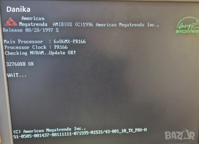 Работеща ретро дънна платка TXpro II Socket 7 с процесор Cyrix 6х86MX PR166 Pentium MMX, снимка 2 - Дънни платки - 54313916