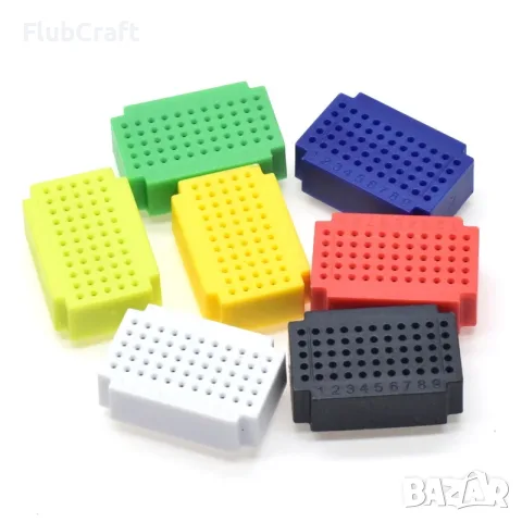 Breadboard 55 гнезда /Бредборд/ Различни цветове