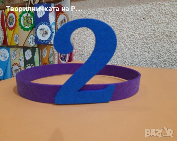 Коронки цифри, букви, слънце, дъга, снимка 2 - Шноли, диадеми, ленти - 54763114