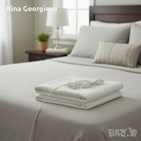 Електрическо одеяло Rosberg RS8510AS – 150×80 см, 60W, 2 степени на температура, снимка 2 - Олекотени завивки и одеяла - 54086724