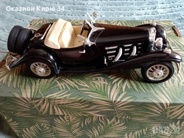 Burago Mercedes Benz 500 K Roadster , снимка 8 - Колекции - 55261236