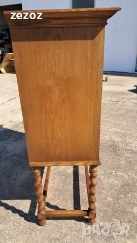 Шкаф ретро масив №117, снимка 8 - Секции и витрини - 53957681