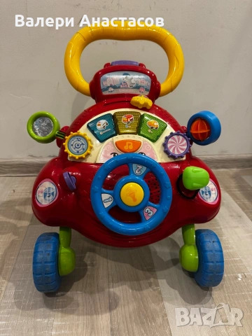 Детска проходилка VTech със светлини, музика и 2 скорости на колелата