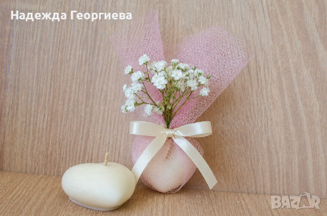 Ръчно изработени подаръци за гости на погача / кръщене / рожден ден и други специални поводи, снимка 7 - Декорация - 54946786