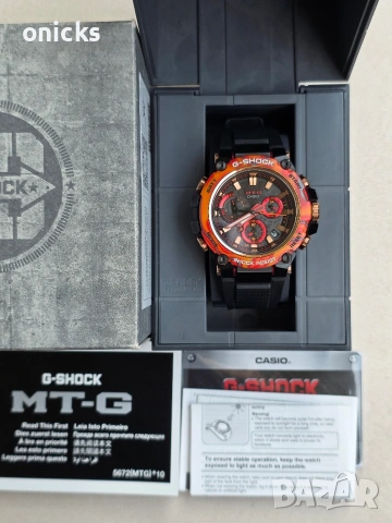 Casio G-Shock MT-G 40th Anniversary Flare Red (MTG-B3000FR-1A), снимка 3 - Мъжки - 55145719